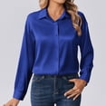 thumbnail image 6 of Women's rayon top, button-down blouse, sleeveless business casual, 6 of 9