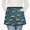 Excavator and Dump, variant on Excavator and Helicopter Black Pattern Server Half Apron with Pockets,22.8 X 11.8 Inch Half Waist Design with Black Trim,Restaurant Waitstaff Uniform