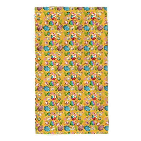 Balery Easter Toalla de Microfibra Premium con Estampado – 27.5x16 pulgadas, Alta Absorción, Suave y Aterciopelada, Secado Rápido