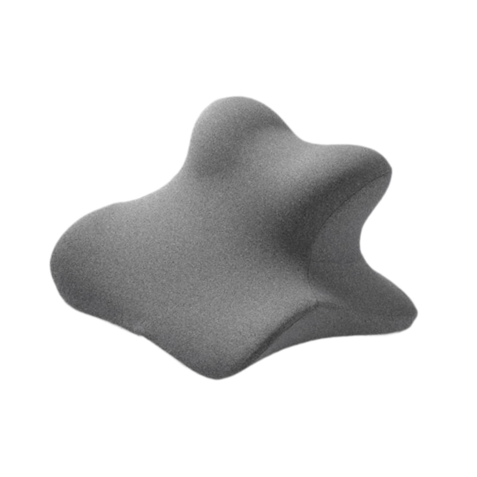 CoudarTitie Neck Support Wedge Pillow for Sitting And Lying Down Memory Foam for Home Office Gray