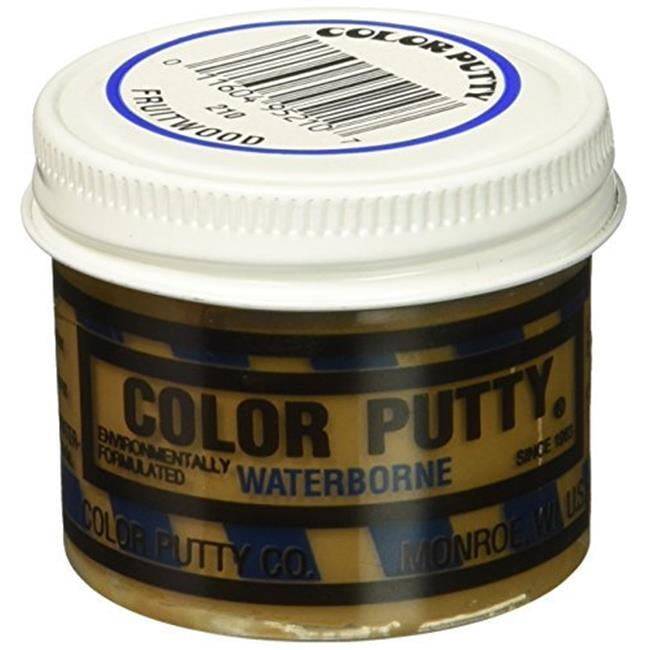 Color Putty 210 WaterBased Formula ColorTransmitted Putty, Fruitwood