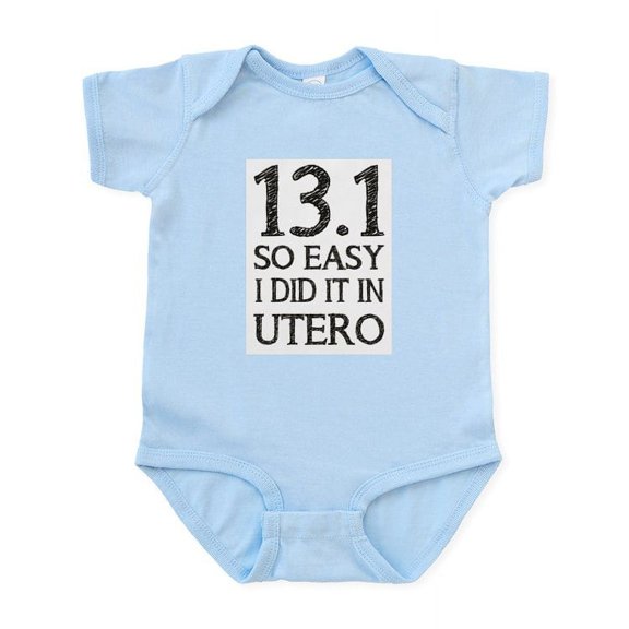CafePress - 13.1 So Easy I Did It In Utero Infant Bodysuit - Baby Light Bodysuit, Size Newborn - 24 Months