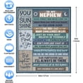 thumbnail image 4 of LHSHID Cousin Gifts for Women Blanket Best Cousin Gifts Gifts for Cousins Female Cousins Make The Best Friends to My Favorite Cousin Birthday Graduation Throw Blankets 40x50in, 4 of 6