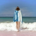 thumbnail image 6 of PHYHOO Polar Bear Sleep Microfiber Beach Towel for Adult Quick Dry Sand Free Lightweight Oversized Ultra Soft Skin-Friendly Swim Pool Travel Picnic Shower Bath Towel Blanket 30x60in, 6 of 8