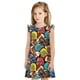 thumbnail image 1 of Fotbe American Football Vestido de Dormir para Niñas de 3 a 10 Años, Mangas Cortas, Estilo Princesa, Pijama Camisón con Mangas Voladas-Large, 1 of 6