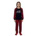thumbnail image 5 of iHapHap Matching Family Christmas Pajamas Red Plaid Santa Hat Sleepwear Set, 2-3T-Kid, 5 of 6