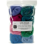 Wool Roving 12", .25 Ounce, 8-pack