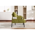 thumbnail image 6 of Leumius Oversized Sofa Couch for Living Room,68" Corduroy Upholstered Couch with Metal Legs & Side Pockets for Bedroom, Office or Apartment,Olive Green, 6 of 12