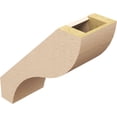 thumbnail image 5 of Ekena Millwork 5"W x 12"D x 12"H Geneva Rough Cedar Woodgrain TimberThane Knee Brace, Primed, 5 of 6
