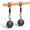 Black, variant on Black Pull Up Ball Climbing Grip Attachment Strength Fitness Accessory