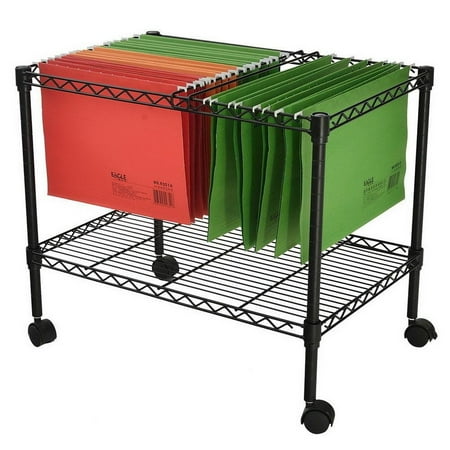 Mobile Treatment Cart - Ktaxon Single Tier Metal Rolling Mobile File Cart 23.6 x 12.6 x 18