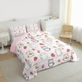 thumbnail image 3 of Castle Fairy Cartoon Cats Strawberry 2-Piece Twin Comforter Set, 3 of 8