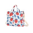 thumbnail image 7 of FORMRS Womens Corduroy Tote Bag Crossbody Shoulder Handbag with Pocket, Playful Strawberries, 7 of 7
