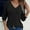 #037-Black, variant on Ounisa Women's Pullover Classic Fit T Shirt Solid Color Casual Long Sleeve V Neck Coats Sweater Top