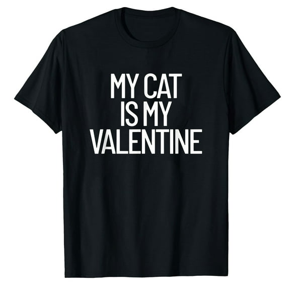 AALJY Our Cat Is My Valentine Valentine's Day Pet Cat Va