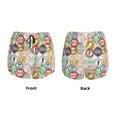 thumbnail image 5 of Picia Travel Stamp Pattern Women's 2 in 1 Athletic Running Shorts High Waisted Workout Casual Gym Sweat Shorts with Comfy Liner Zipper Pockets-Medium, 5 of 9