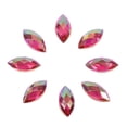 thumbnail image 2 of Qiilu 500pcs 7*15mm Crystal Rhinestones Acrylic Flat Back Horse Eye Shape Decor For Clothes Phone, Phone Decoration, Acrylic Rhinestone, 2 of 2