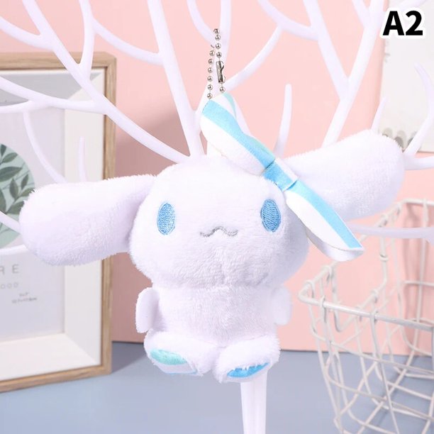 Juguetes de peluche de Cinnamoroll para niños, accesorios de Sanrio inquietos, conjunto de decoración de habitación de niña de dibujos animados, regalo de Navidad, 25cm