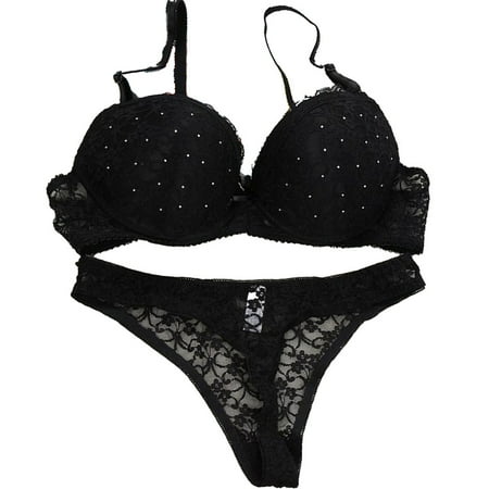 

AIMAOMI Women s Sexy Lace Bra Female Underwire Lingerie Bras Underwear Set H
