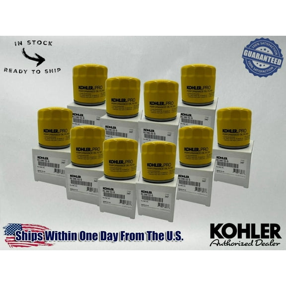Kohler Genuine OEM Authentic Pro Oil Filter 52 050 02-S-10PACK