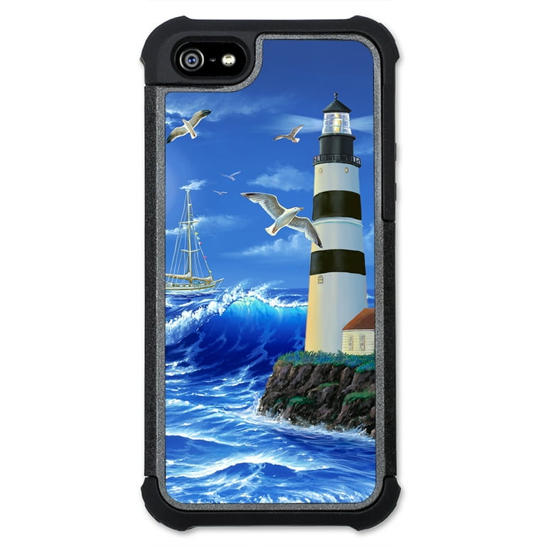 Lighthouse at Night - Maximum Protection Case / Cell Phone Cover with  Cushioned Corners for iPhone 6 & iPhone 6S - Walmart.com