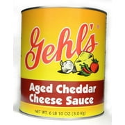 (Price/Case)Gehl'S Aged Cheddar Cheese Sauce #10 Cans - 6 Per Case