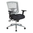 thumbnail image 1 of Chaise de Gestionnaire à Dossier en Plastique Gris Profilé, 1 of 8
