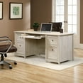 thumbnail image 3 of Sauder Edge Water Executive Desk, Chalked Chestnut Finish, 3 of 13