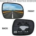 thumbnail image 2 of Driver Side Mirror Replacement for Lexus RX RX RXh Mirrors Glass Left Side Rear View Mirror Glass with Power Heated, 2 of 6