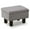 Dark Grey, variant on Tcbosik Linen Fabric Ottoman with Storage, 15.9" Upholstered Footstool with Tray Lid & Wood Legs, Footrest for Small Space, Living Room, Bedroom, Entryway, Khaki