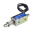 thumbnail image 2 of 12v 1a 10mm Carrera 600g Tipo Push Pull Electroimán de solenoide de marco abierto Afortunado Sencillez, 2 of 4