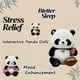 thumbnail image 4 of Peluche de Panda de Apoyo Emocional Jwz250926001 | Peluche de Peluche Ultrasuave para Aliviar El Estrés | Imita Movimientos Naturales para Una Sensación de Calma y Comodidad | Alivio Portátil para La, 4 of 6