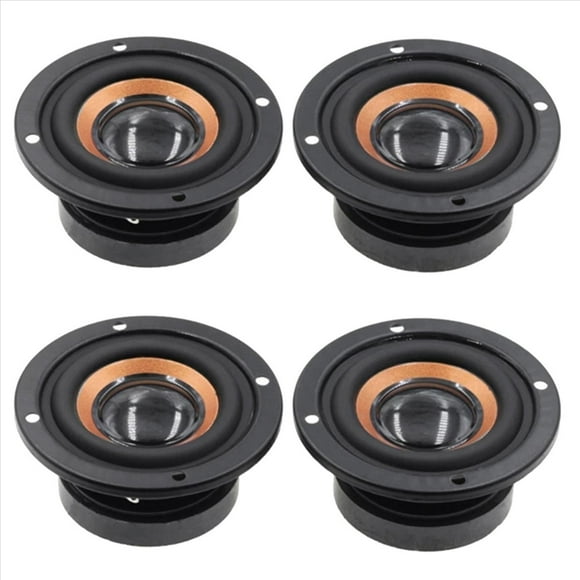 4X Altavoz de 3 W con Potentes Tweeters de Frecuencia de 4 Ohmios Altavoz para Cine Musical