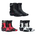 thumbnail image 2 of Men Motorcycle Racing Shoes Leather Motorcycle Boots Riding Motorbike Motocross Off-Road Moto Boots, 2 of 8