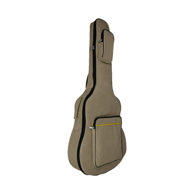 Bunblic Guitar Gig Bag Scratch Resistant with Handle Protective Birthday Gift Backpack Khaki
