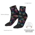 thumbnail image 6 of Pofeuu Feathers And Butterflies Print 30cm Socks, Adult Running Hiking Socks for Youth and Adult, 6 of 7