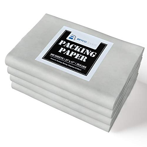 Partners Brand PT11824MS Economy Packing Paper Sheets Moving Paper Pack of 4800 White 18 Width x 24 Length 