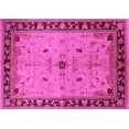 thumbnail image 1 of Ahgly Company Indoor Rectangle Oriental Pink Industrial Area Rugs, 7' x 9', 1 of 4