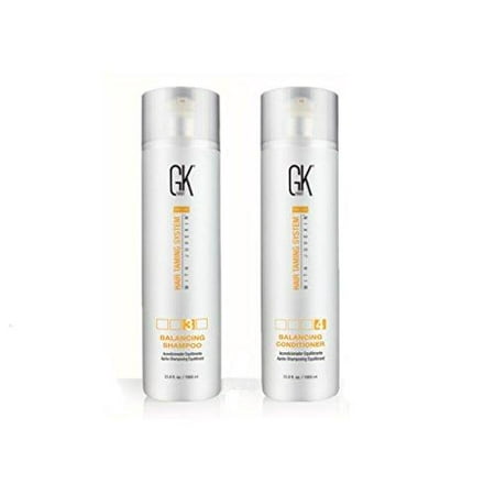 gk hair global keratin balancing wash Shampoo and Conditioner duo 33.8 oz