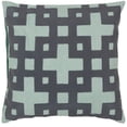 thumbnail image 2 of Surya Surya Pillows Area Rug AR085 Slate Blue/Pale Aqua Green Lattice Squares 22" x 22" Square, 2 of 5