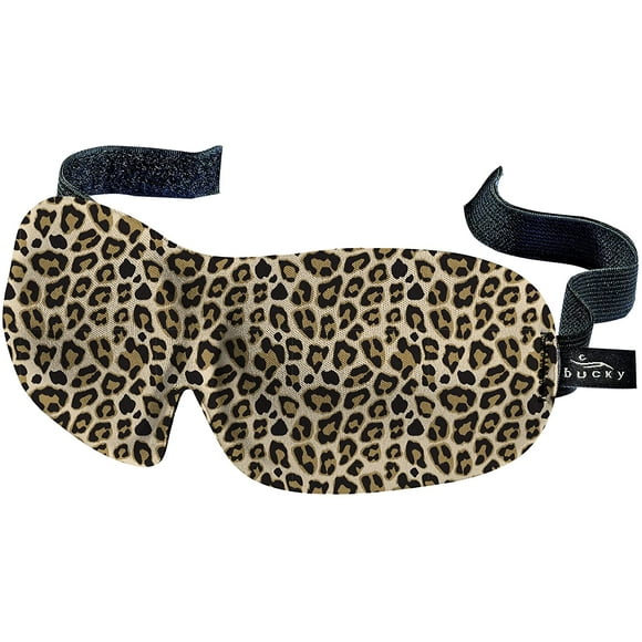 ZMLEVE 40 Blinks No Pressure Eye Mask for Travel & Sleep, Leopard, One Size