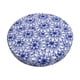 thumbnail image 1 of Disketp Blue And White Flowers Funda Redonda para Taburete, Funda de Cojín para Silla de Bar Suave y Elástica-12 inch, 1 of 7
