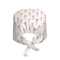 thumbnail image 2 of Kdxio Poodle Dog Pattern Turban Hat for Women Men Comfortable Adjustable Cleaning Working Cap with Sweatband, 2 of 8