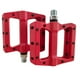 thumbnail image 2 of Sonducket Pack de 2 pedales de bicicleta a prueba de golpes Pedal de bicicleta 9/16 pulgadas sellado ciclismo montar soporte plataforma taco Ciclismo Rojo, 2 of 6