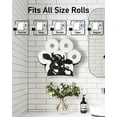 thumbnail image 5 of Butterfly Toilet Paper Holder Stand, Funny Toilet Paper Storage for 8 Rolls, Metal Freestanding Bathroom Decor Tissue Holder Baskets, 5 of 5