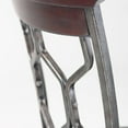 Tallahassee Swivel Seat Counter Stool with Heritage Silver Finished