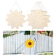 thumbnail image 5 of 5 piezas flor de Chip Slice artesanía colgante placas para boda cartel de bienvenida ventana de delantera, 5 of 9