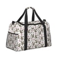 thumbnail image 2 of Fotbe Flowe Rooster Bolsa de Viaje con Estampado, Bolsa de Fin de Semana para Mujer con Compartimento para Zapatos, Bolsa de Gimnasio con Bolsillo Húmedo, 2 of 7