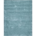 thumbnail image 1 of Pemberly Row 8' x 10' Shag Rug in Aqua, 1 of 1