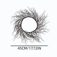 thumbnail image 3 of Halloween Black Branch Wreath Signs for Front Door - Handcrafted Halloween Hanging Wreath for Front Door, Indoor/Outdoor Party, 3 of 7